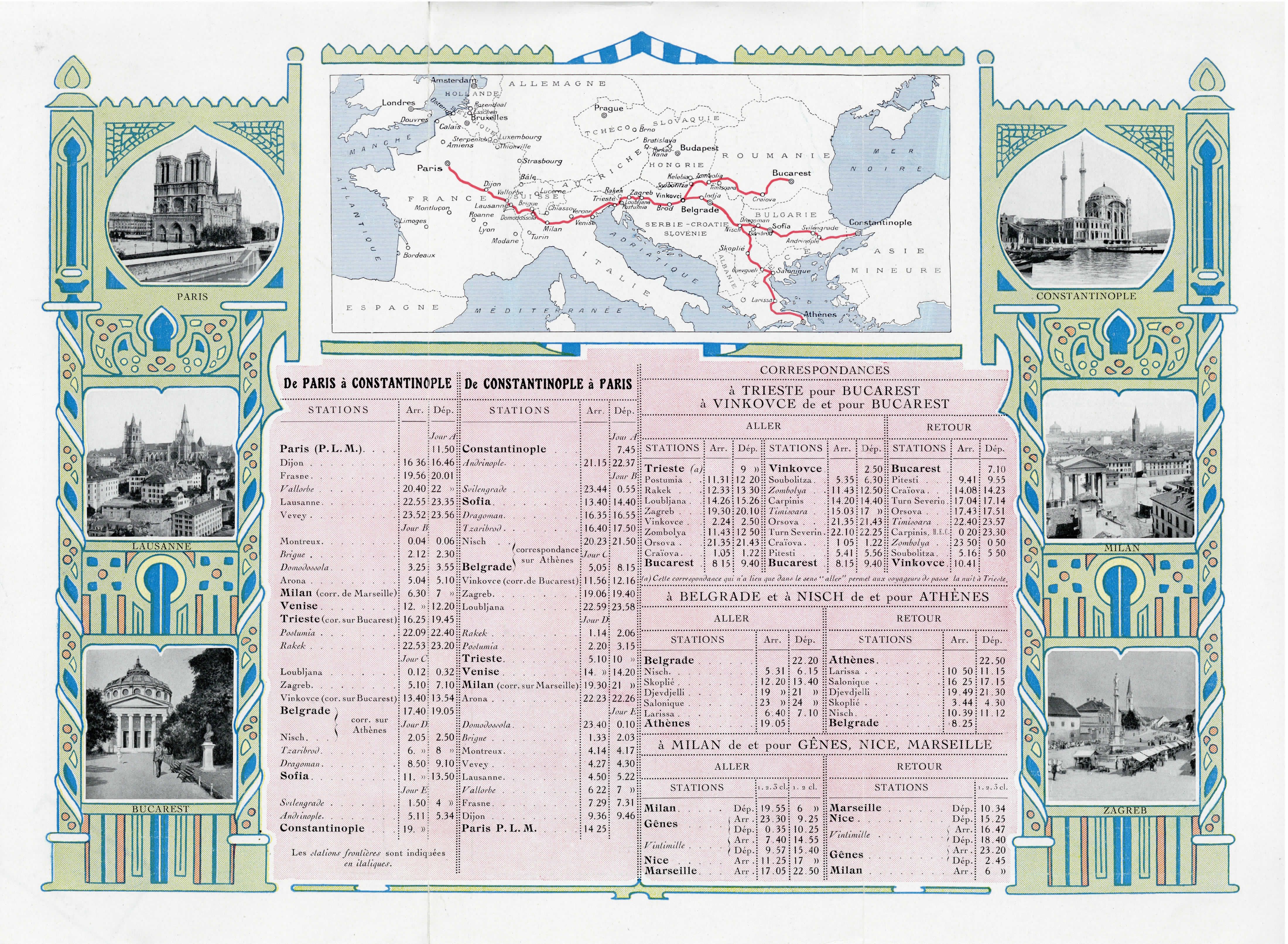 Orient-Express-timetable