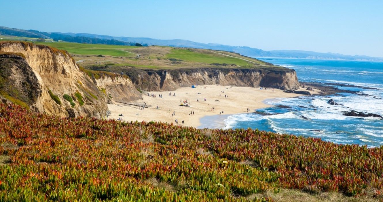 Half Moon Bay, A Small Town On The Coast Of California