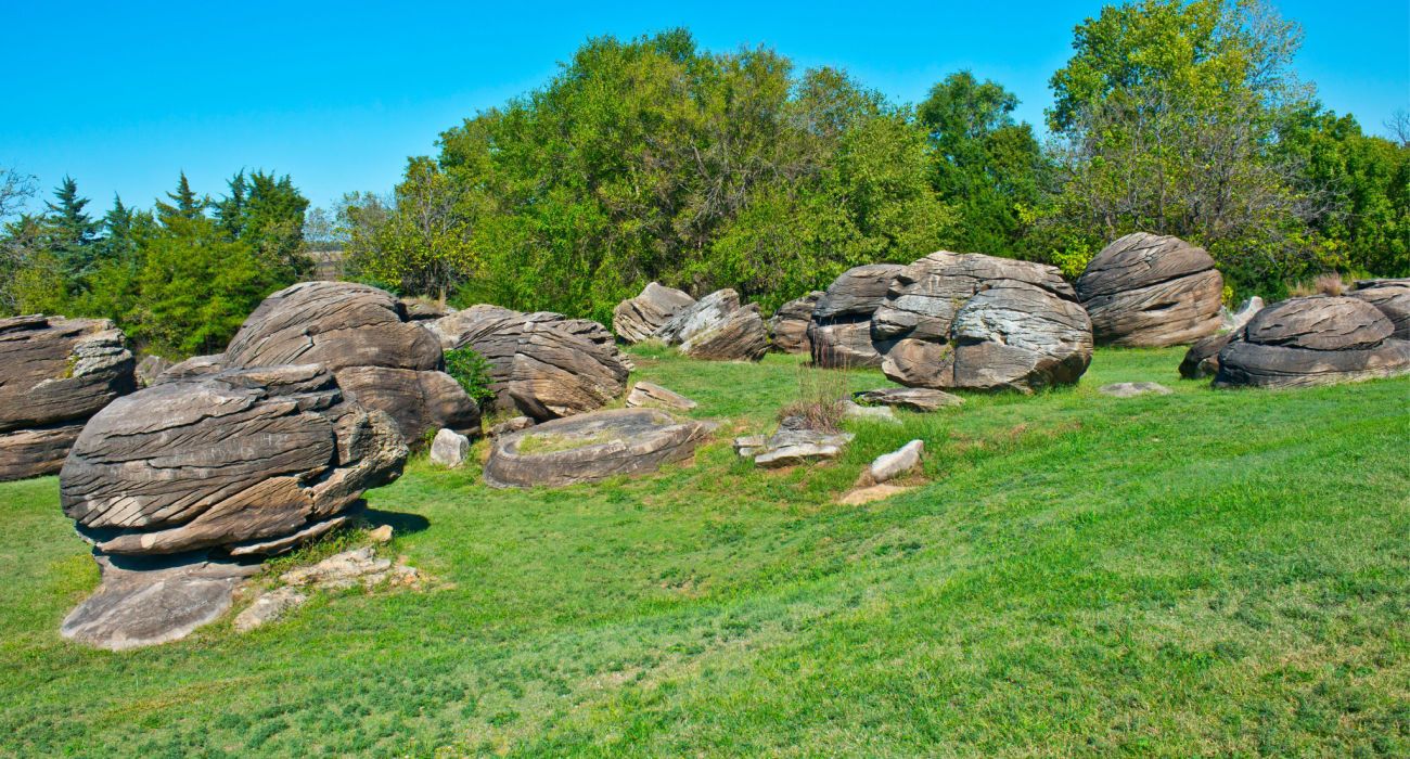 Rock City est l'une des attractions géologiques les plus étranges du Kansas