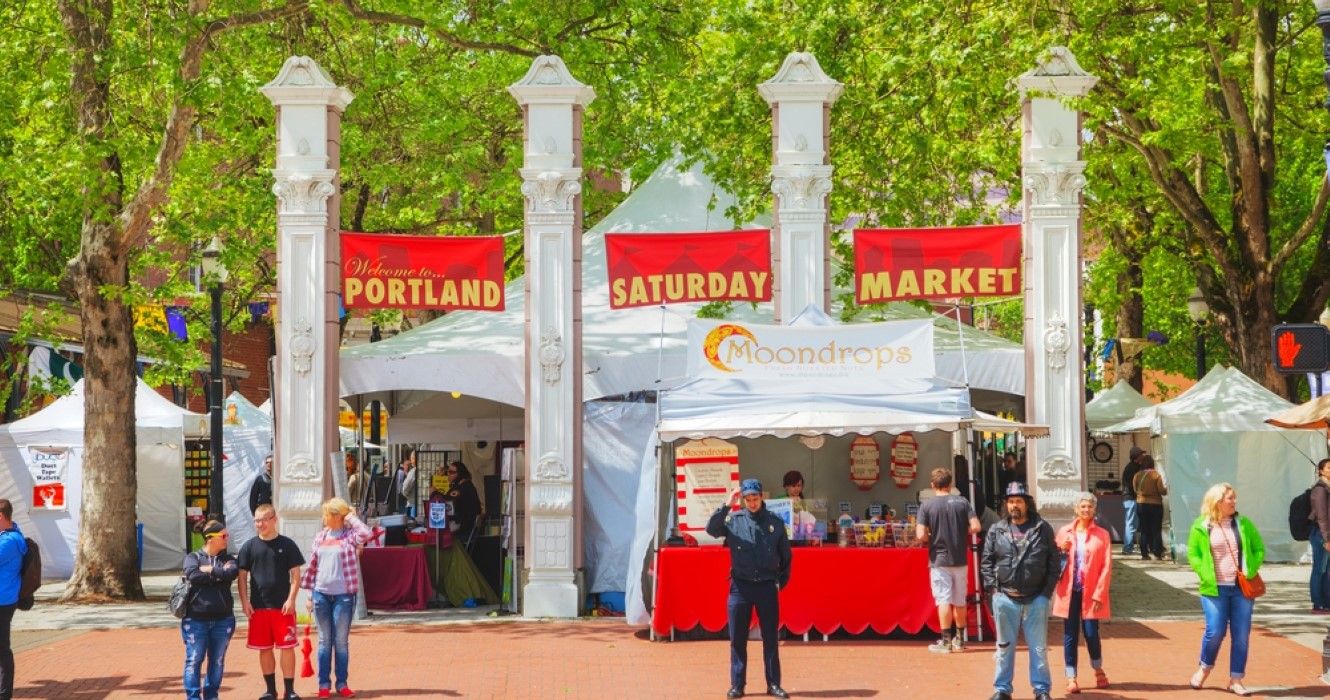 Portland Saturday Market at Governor Tom McCall Waterfront Park