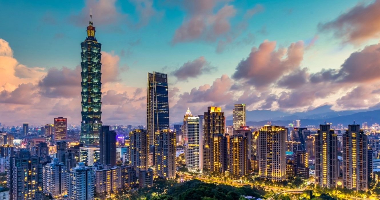 Taipei, Taiwan at night