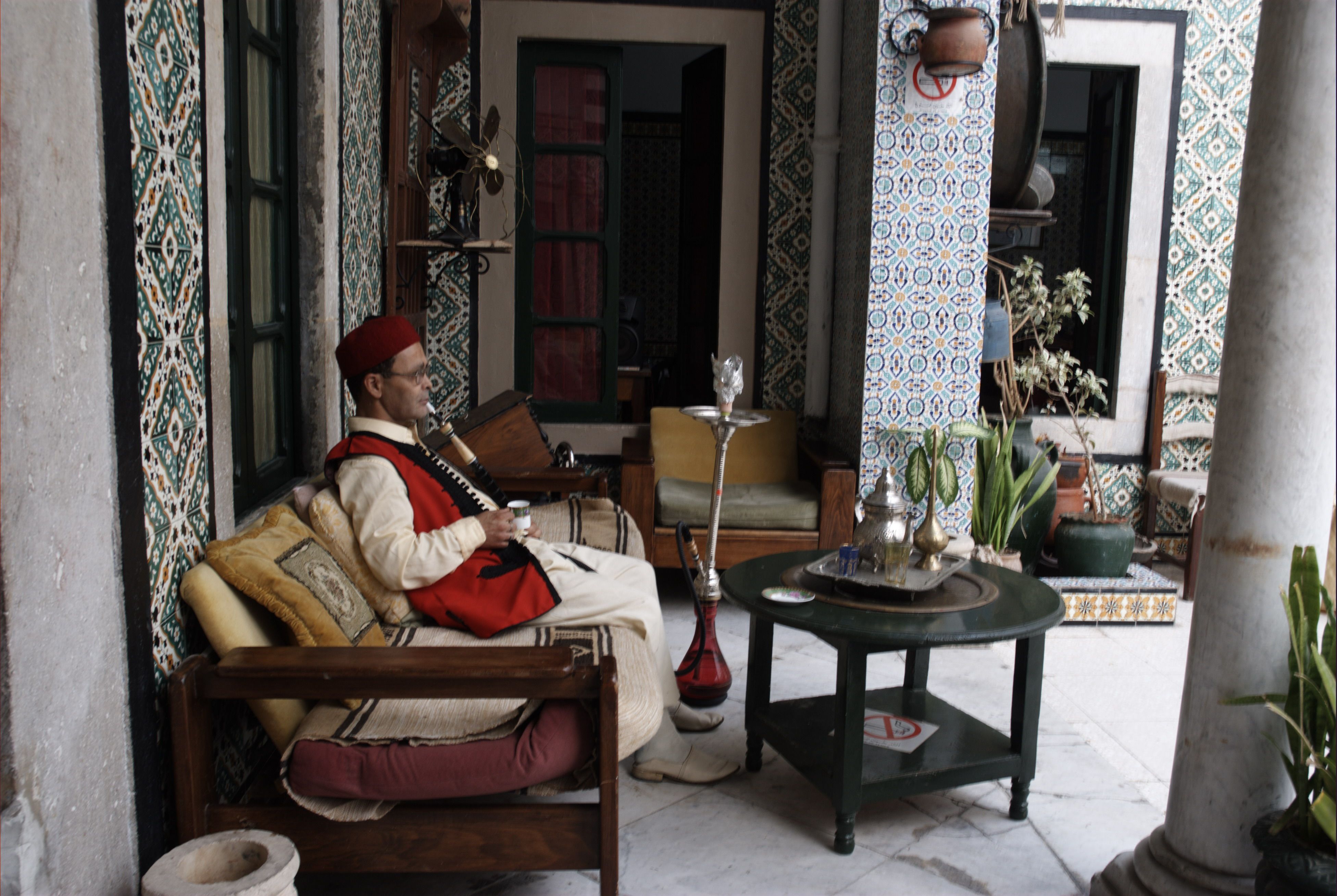 Traditional Tunisian Hookah and Hostel