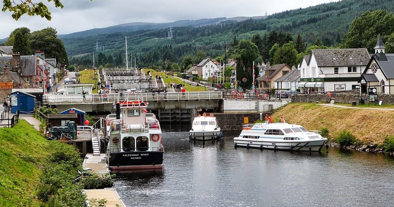 Caledonian Canal, Fort Augustus to Loch Ness, Scotland
