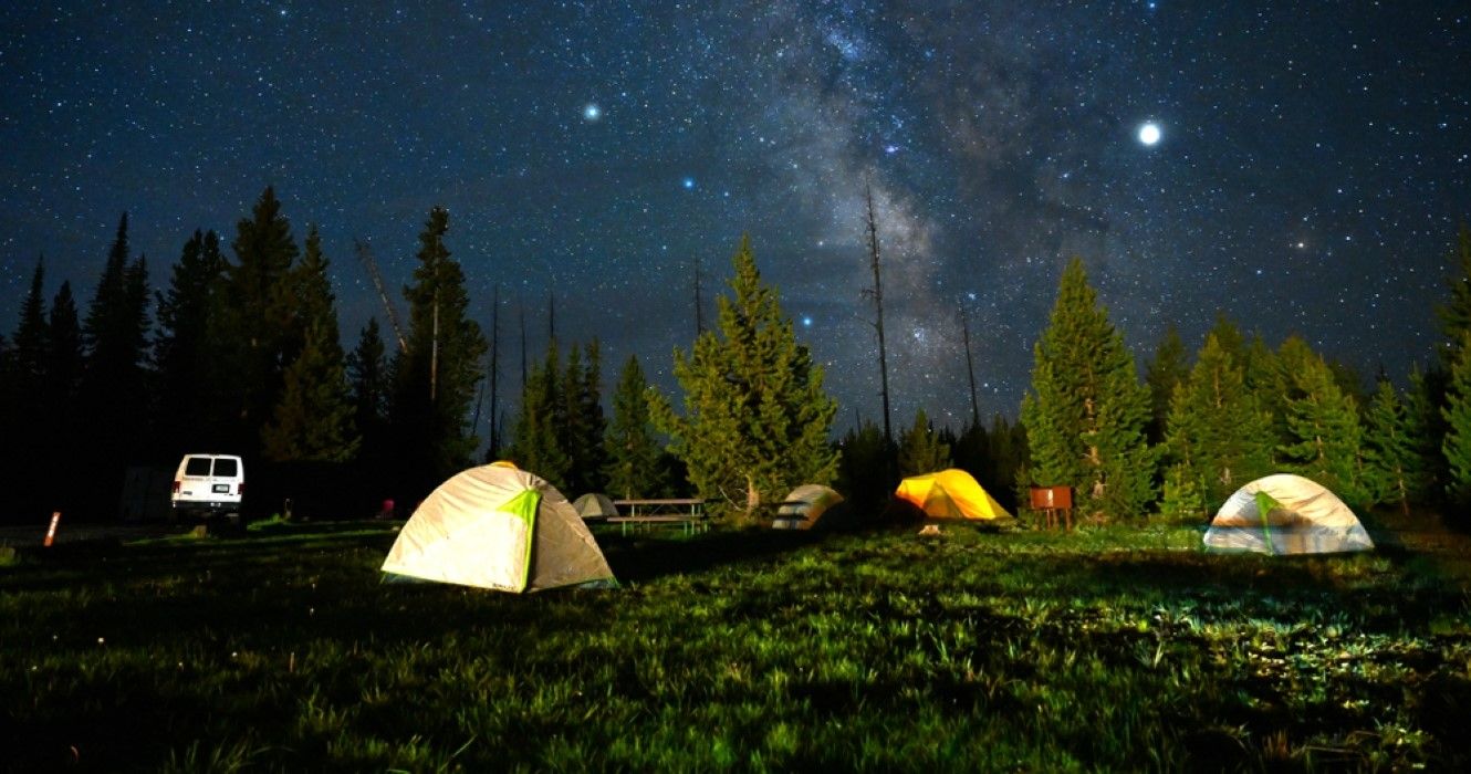 Camping in Yellowstone National Park