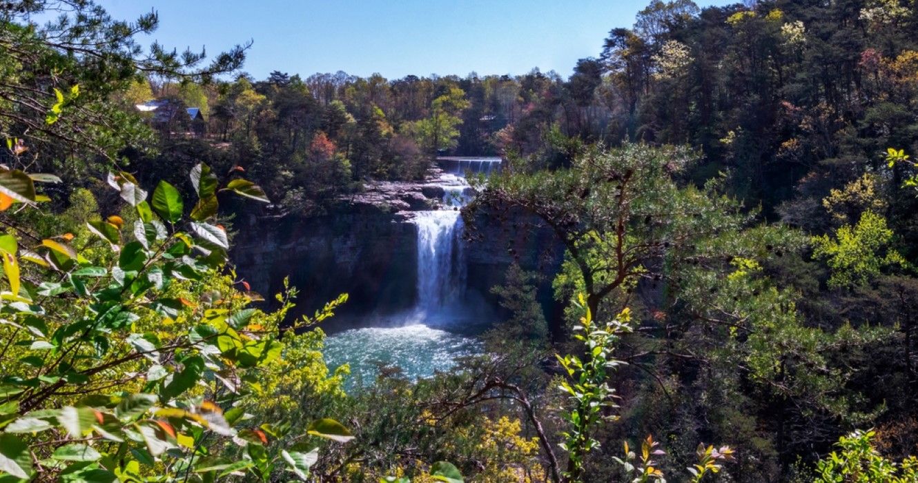 DeSoto Falls, DeSoto State Park, Mentone, Alabama, USA