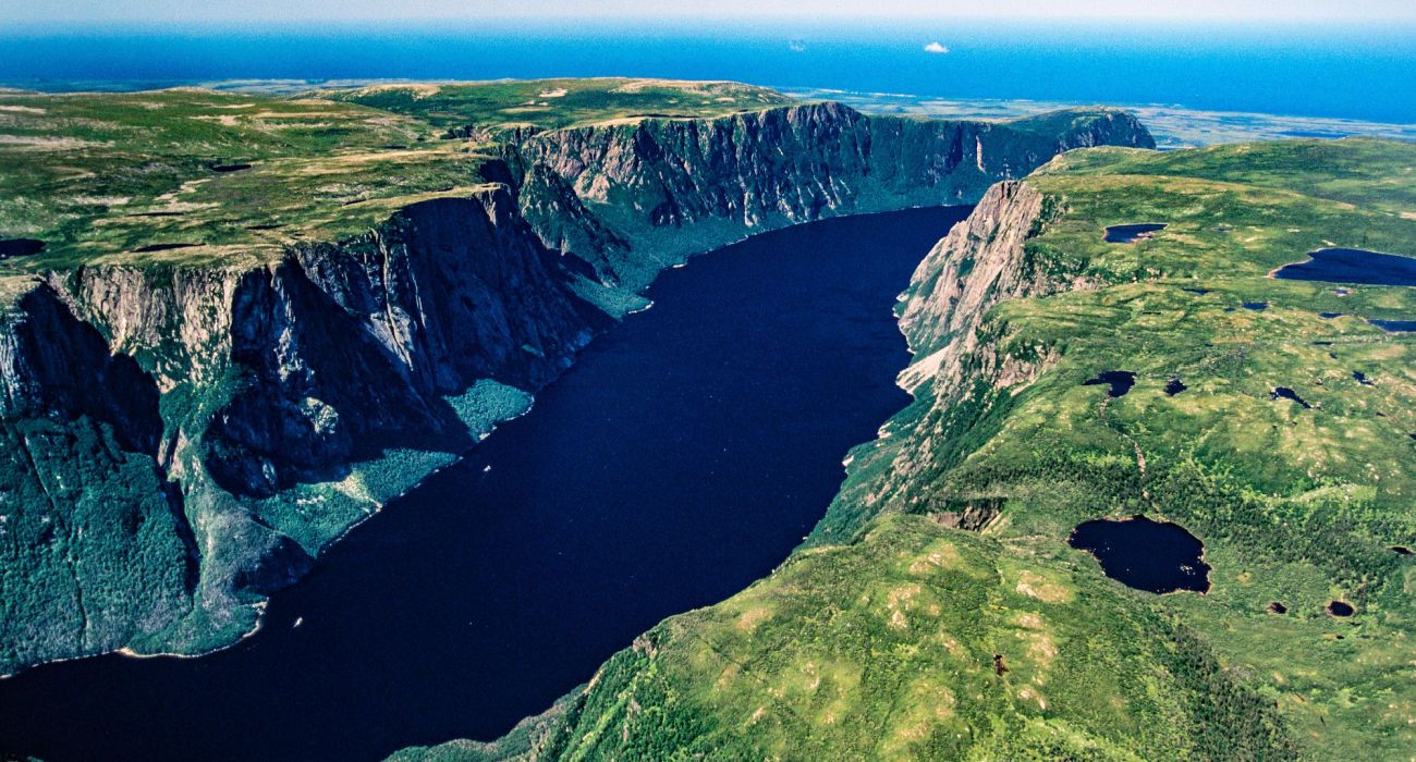 Fjord In Gros Morne National Park, Newfoundland, Canada