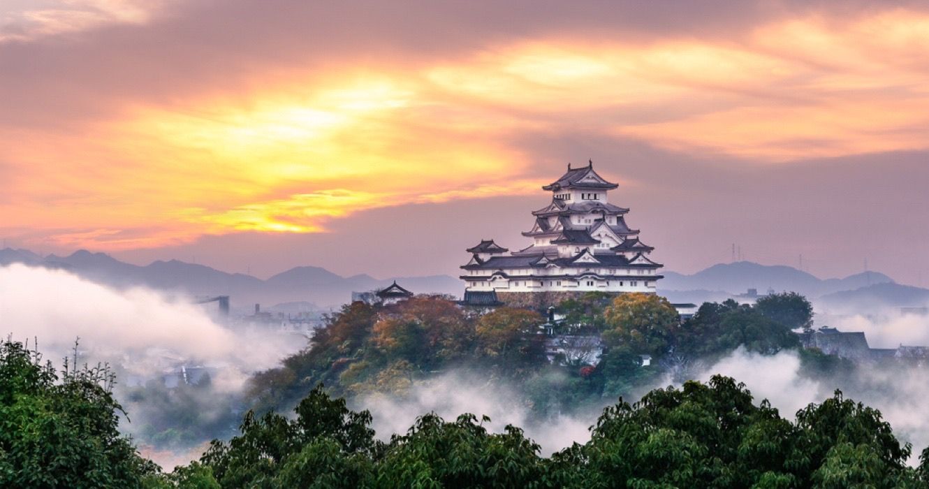 Himeji Castle, the great castle in Hyogo, Japan