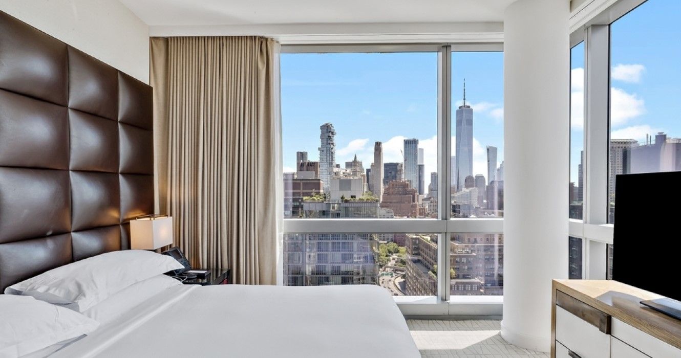 Hotel room in Manhattan, New York