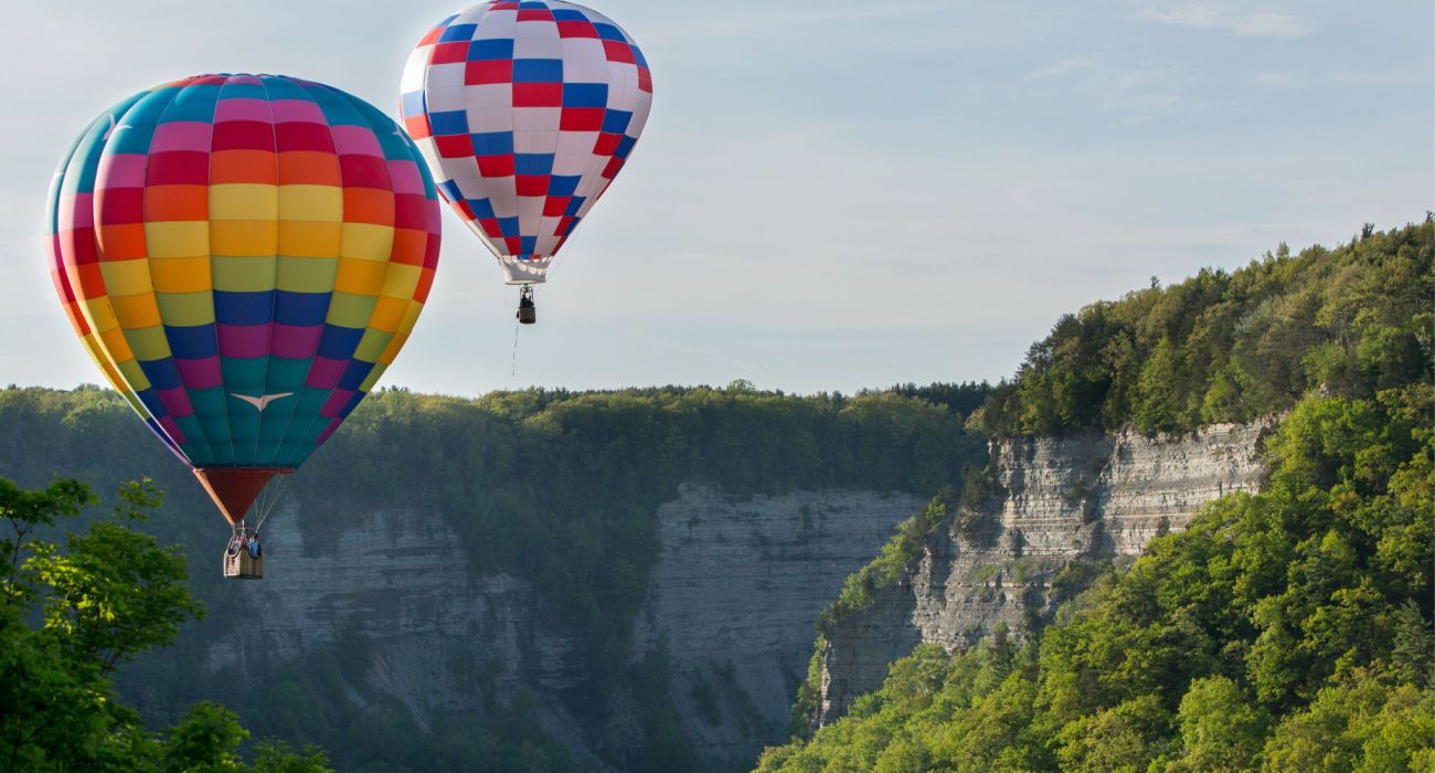 The Best Way To See Letchworth State Park Is With A Hot Air Balloon