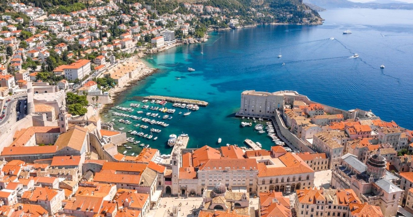 Old port in Dubrovnik, Croatia