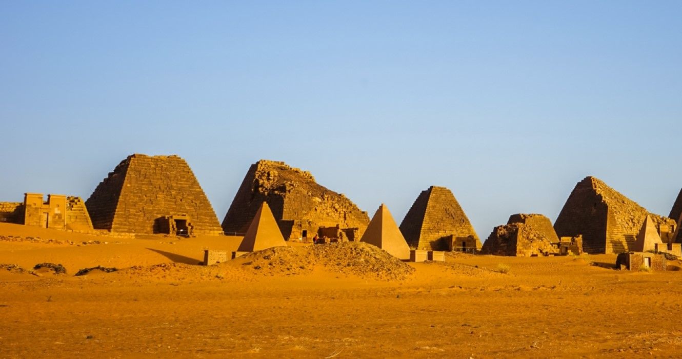 Pyramids of Meroe in the Sudan