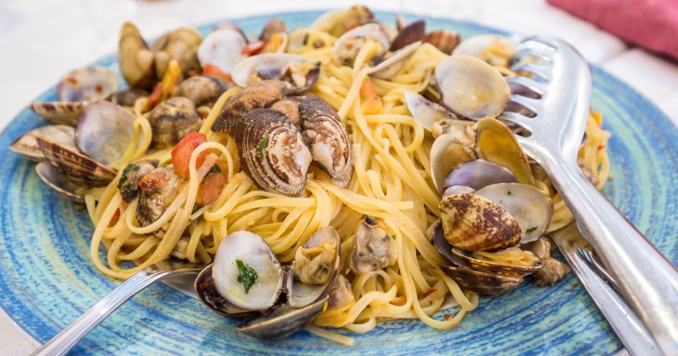 Spaghetti Alle Vongole in Naples, Italy