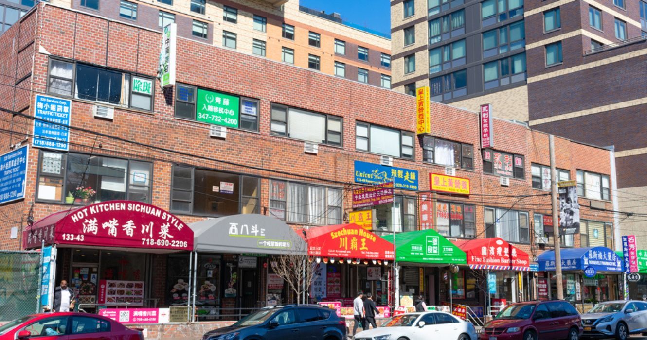 Storefronts in Chinatown NYC