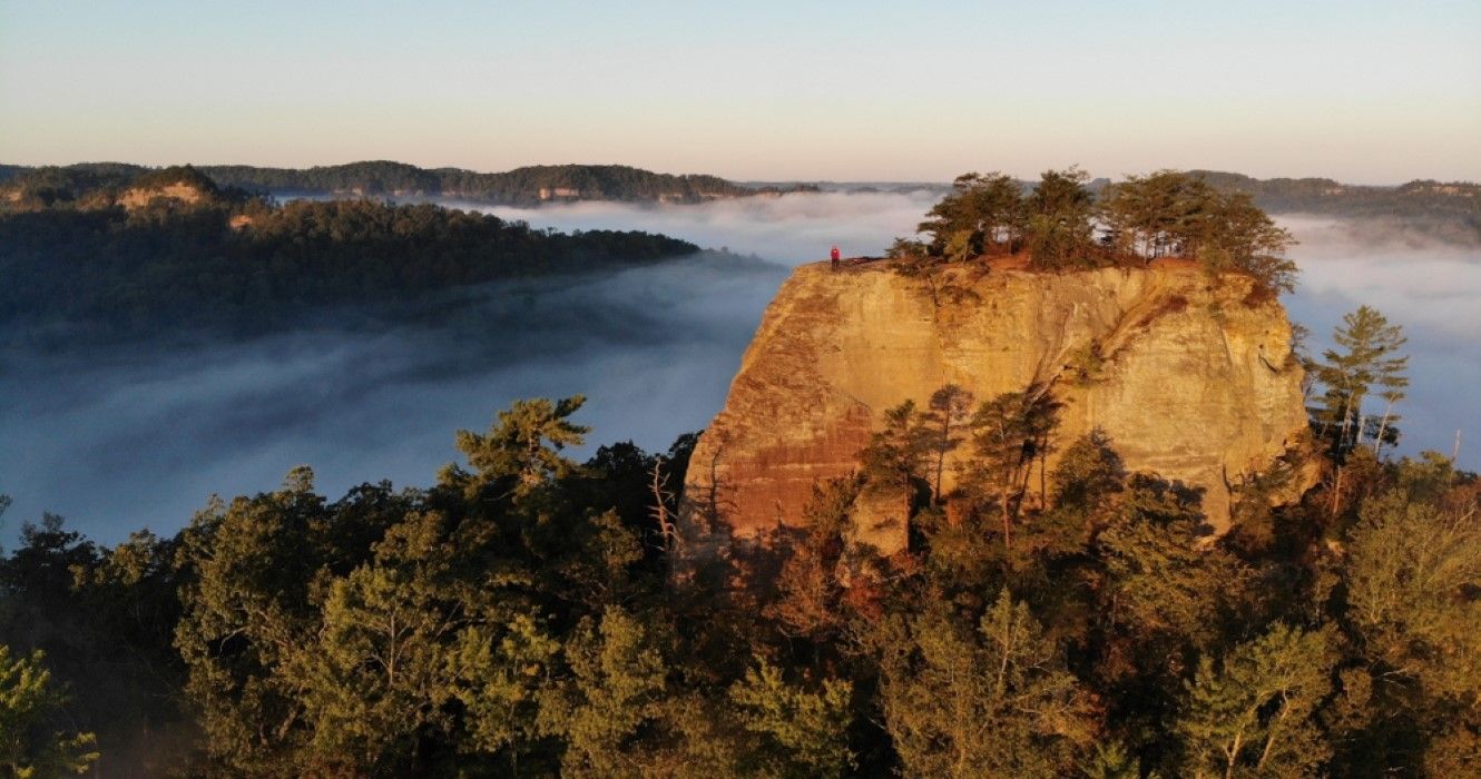 Courthouse Rock of the Red River Gorge in Kentucky