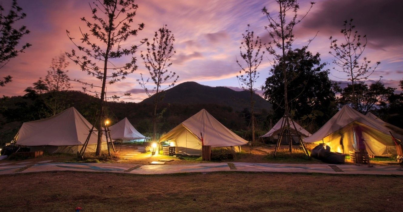 Glamping tents