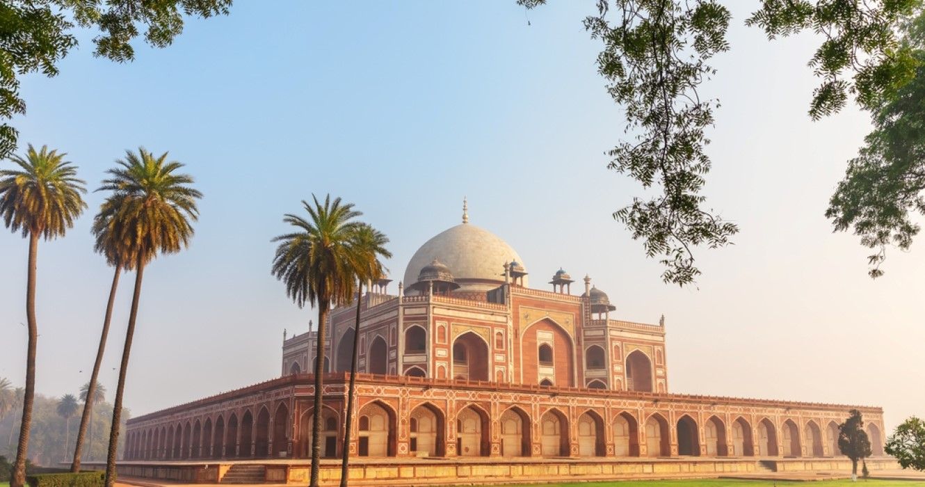 Humayun's Tomb main view, New Delhi, India