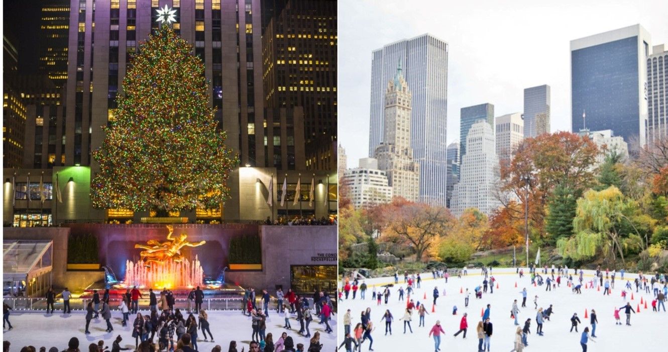 Ice skating Rockefeller Center vs. Central Park