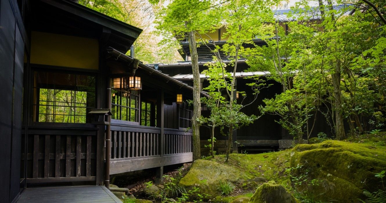 Ryokan onsen Japanese traditional hotel