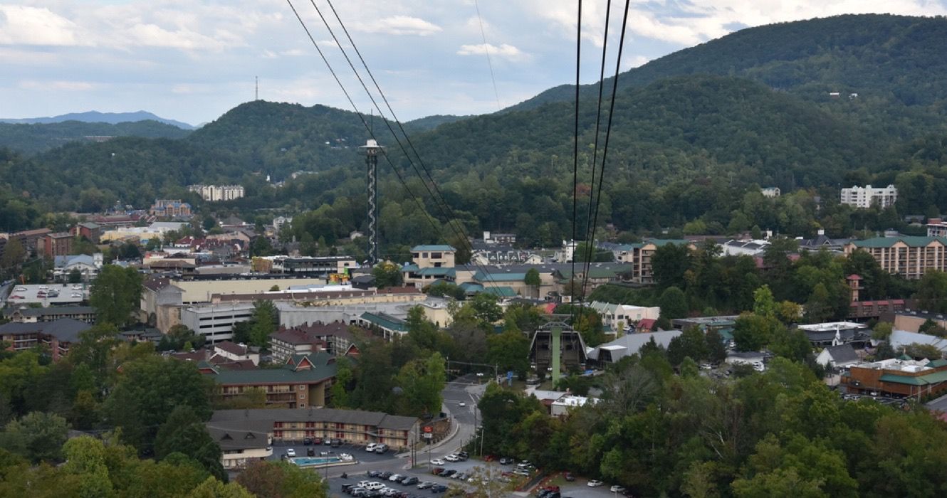 Aerial Tramway to Ober Gatlinburg, Tennessee