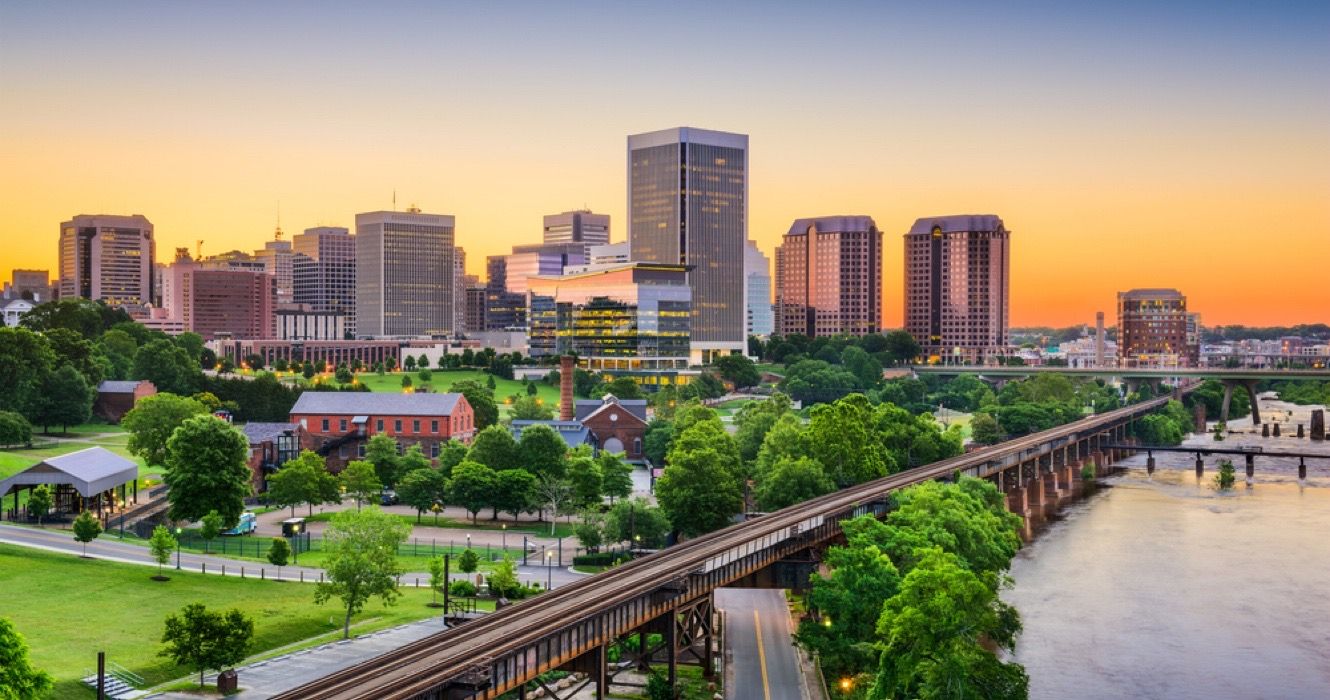 City skyline of Richmond, Virginia, USA