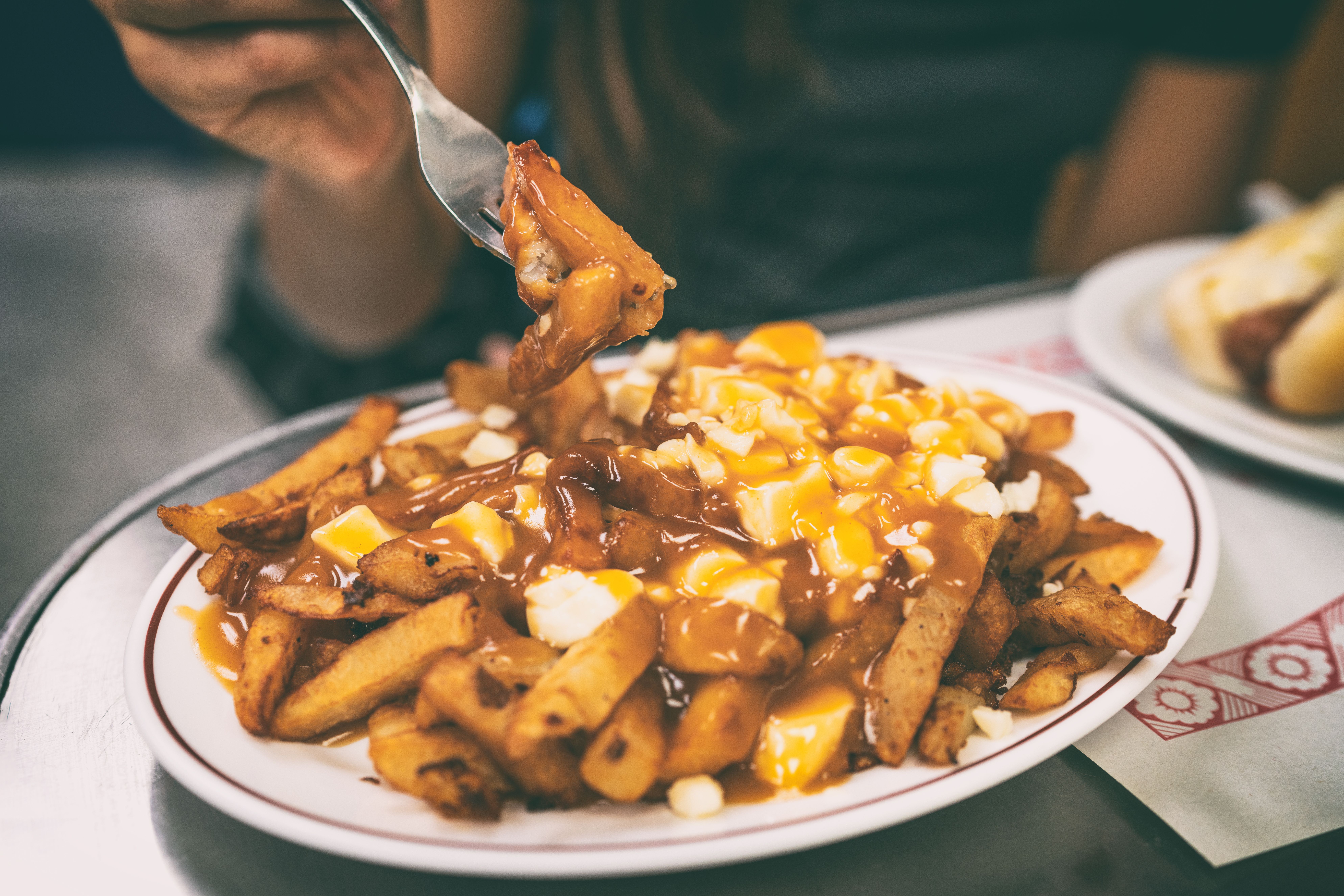 a plate of poutine in montreal