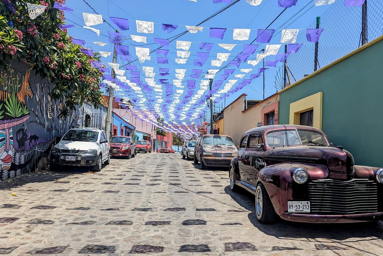 street in oaxaca