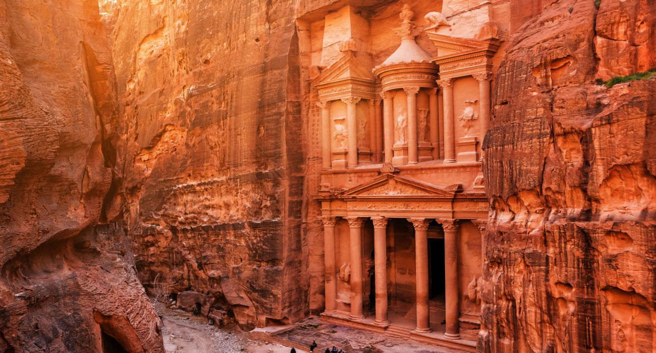 Al Khazneh (The Treasury) at old city Petra