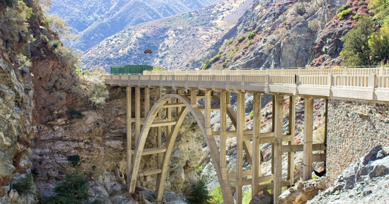 Bridge to Nowhere. Located in the Azusa mountains in California