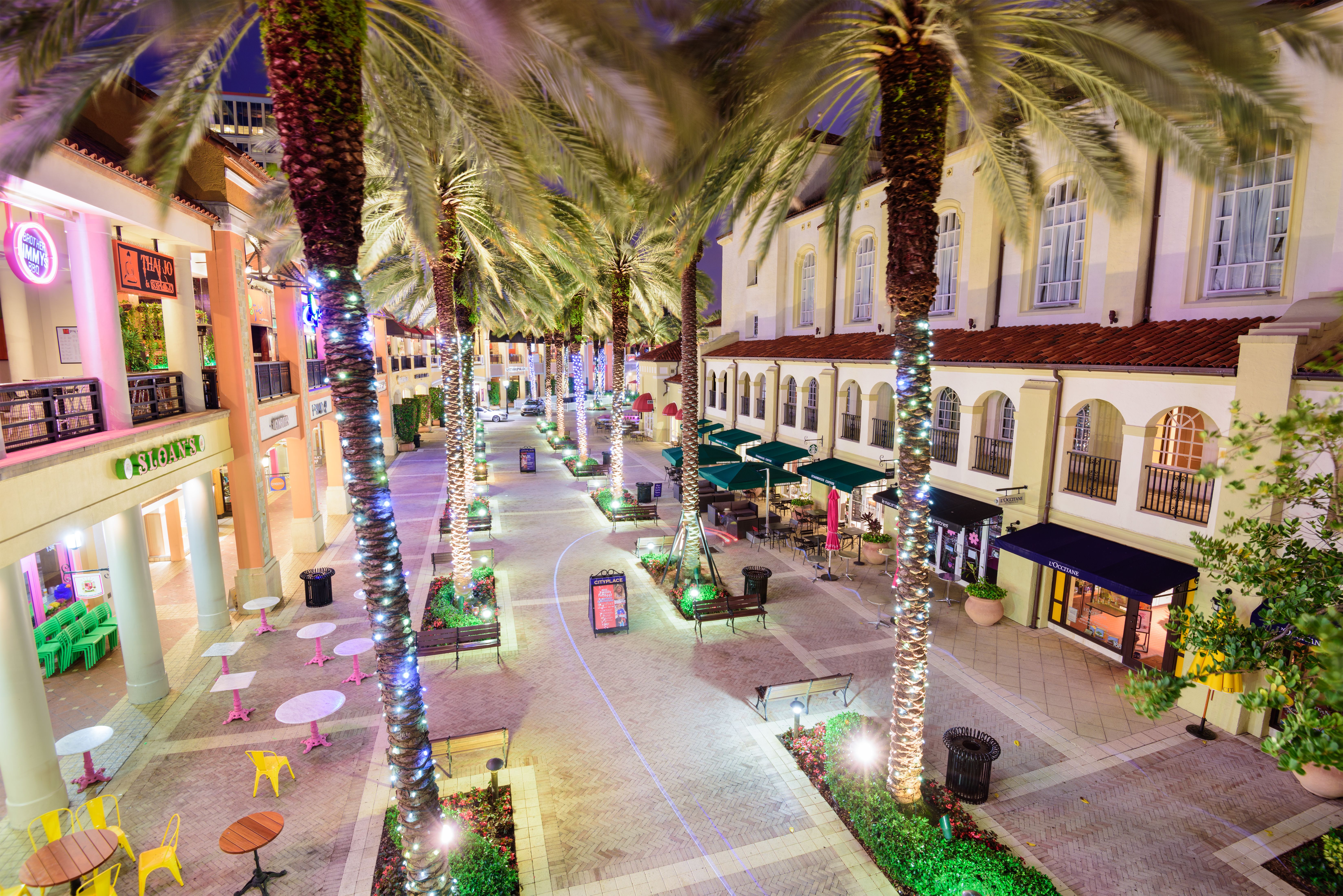Rosemary Square shopping plaza in West Palm Beach
