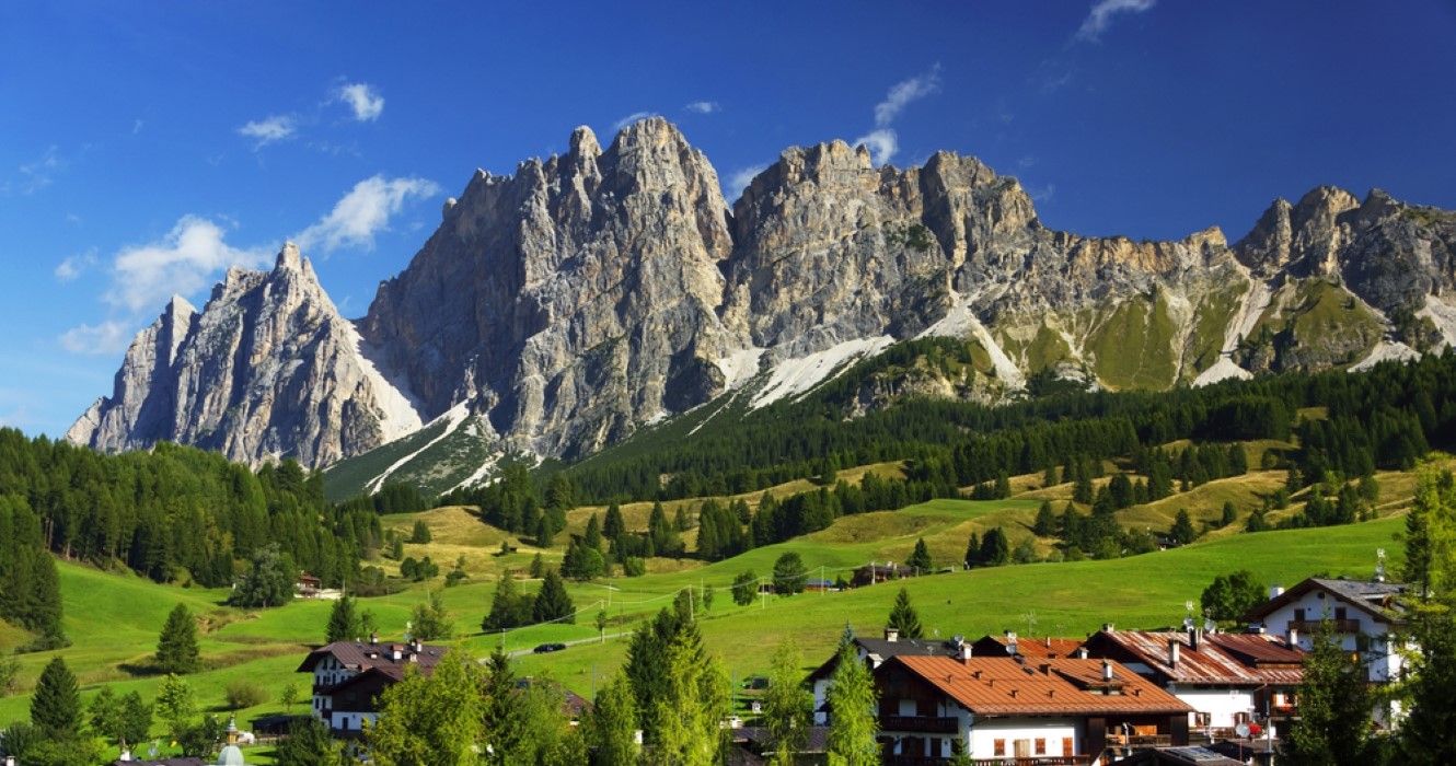 Cortina D Ampezzo resort, South Tyrol, Italy
