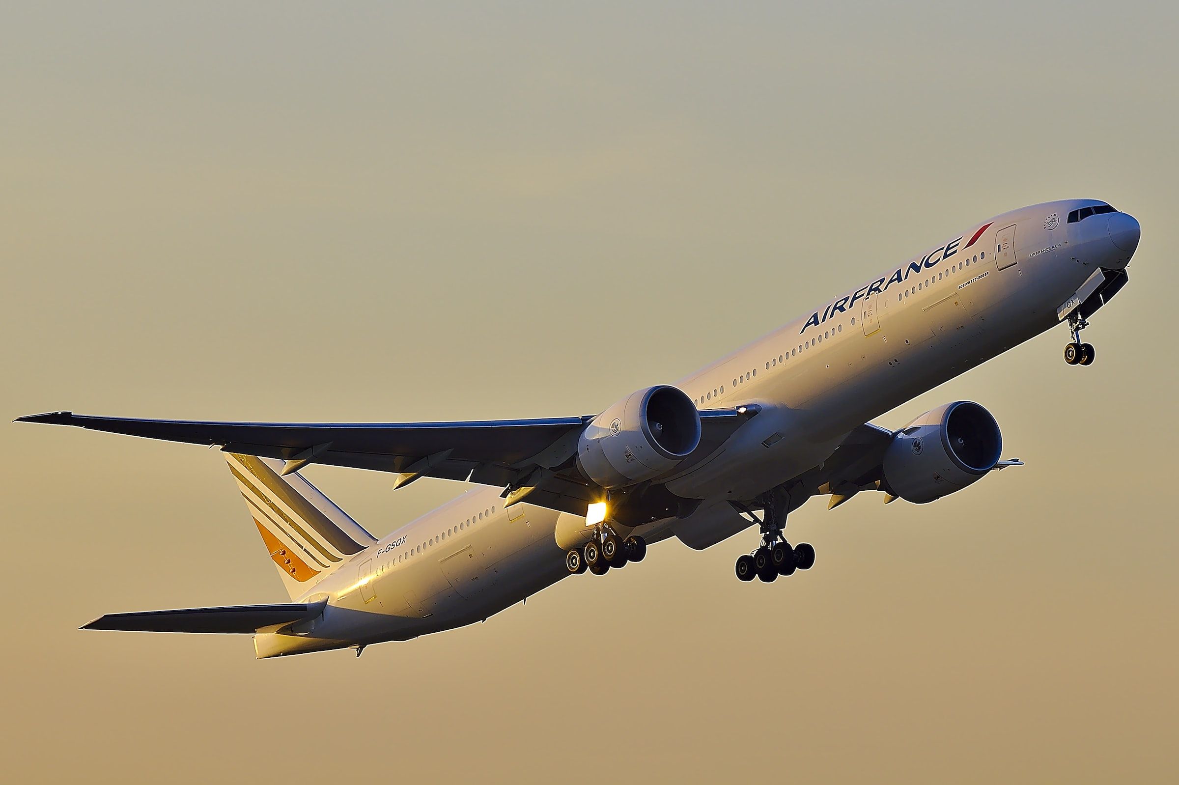 Air France flight departure