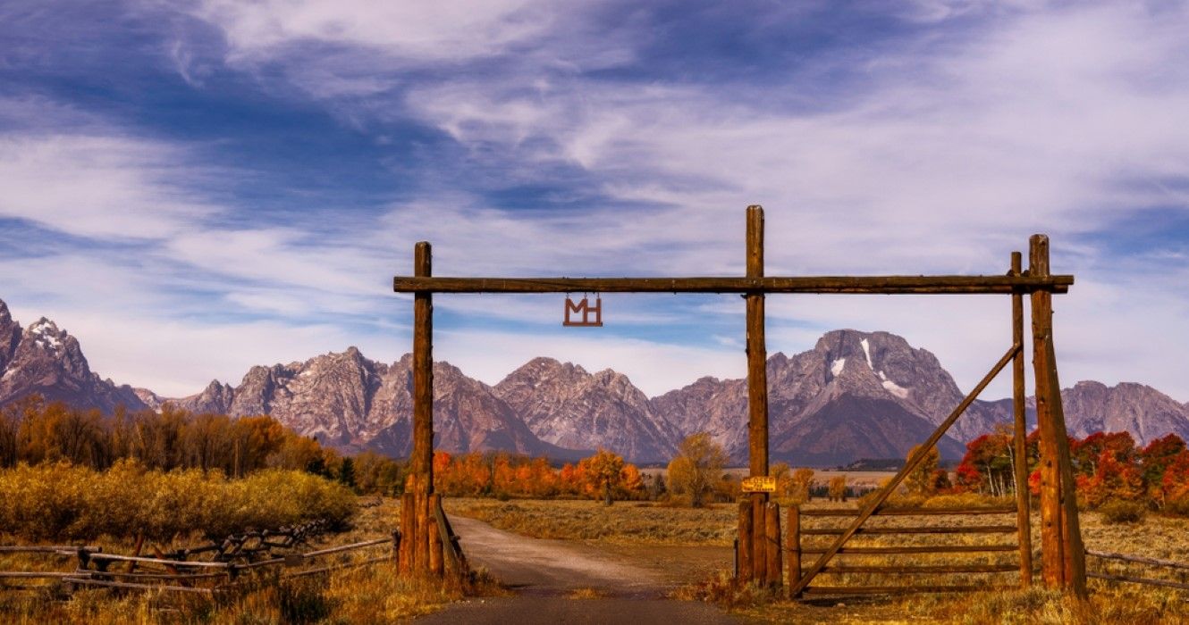 Dude ranch inside Grand Teton National Park, Wyoming