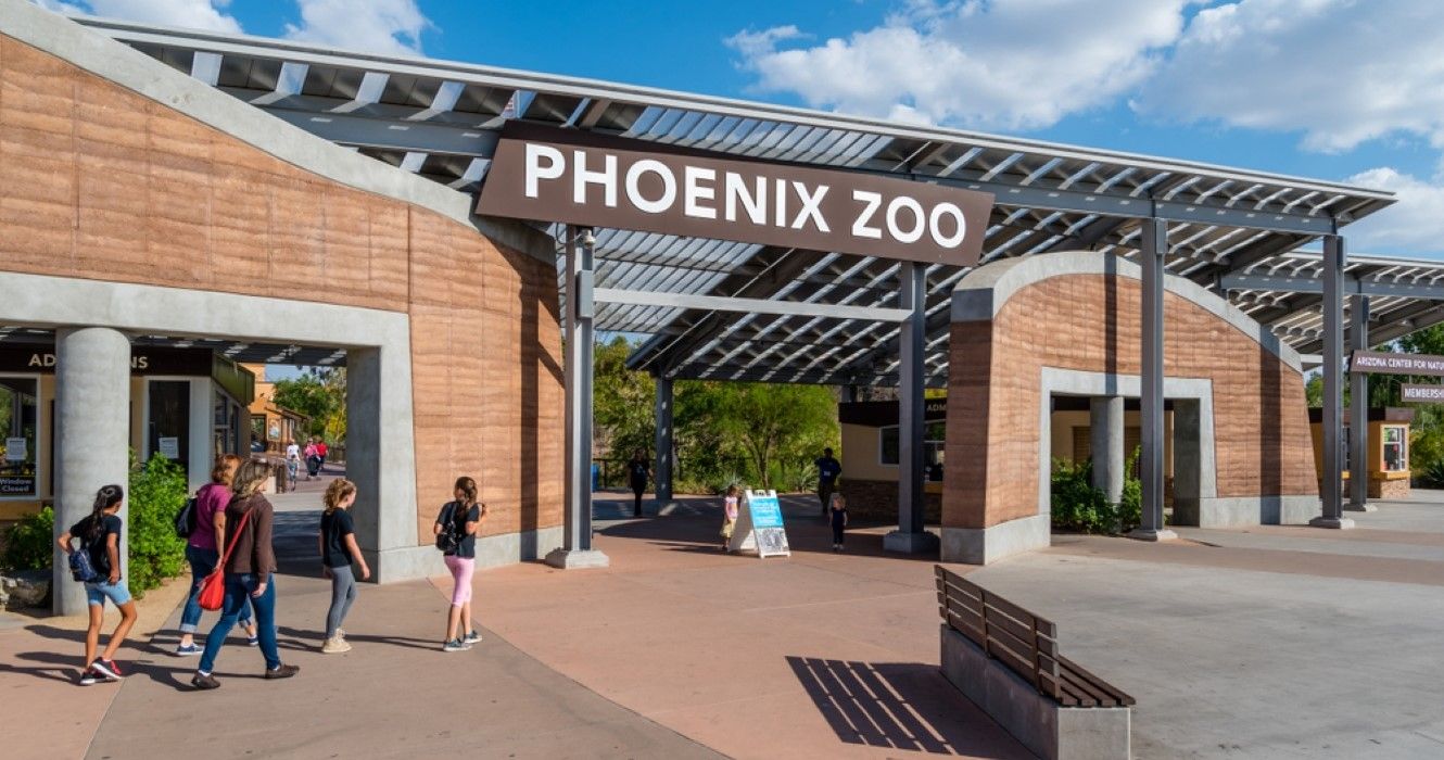 Entrance to the Phoenix Zoo, Arizona