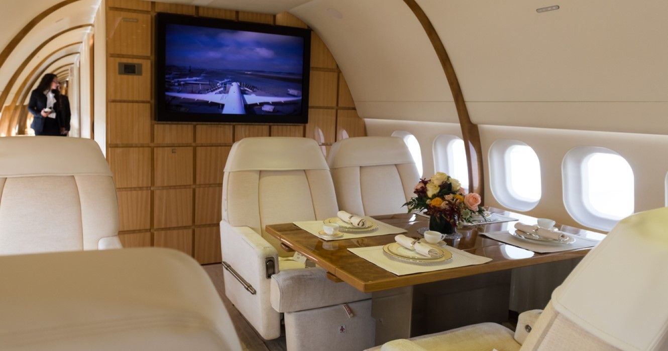 First-Class plane seating