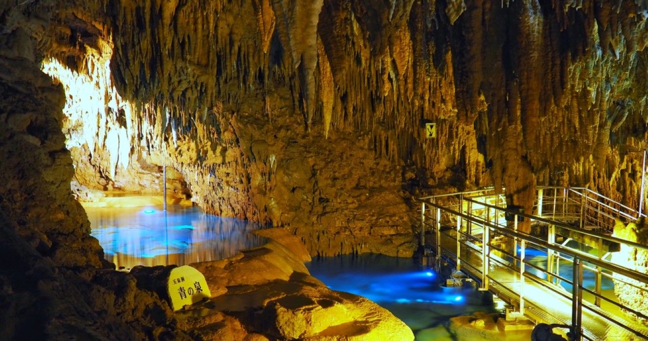 Gyokusendo Cave at Okinawa World, Japan