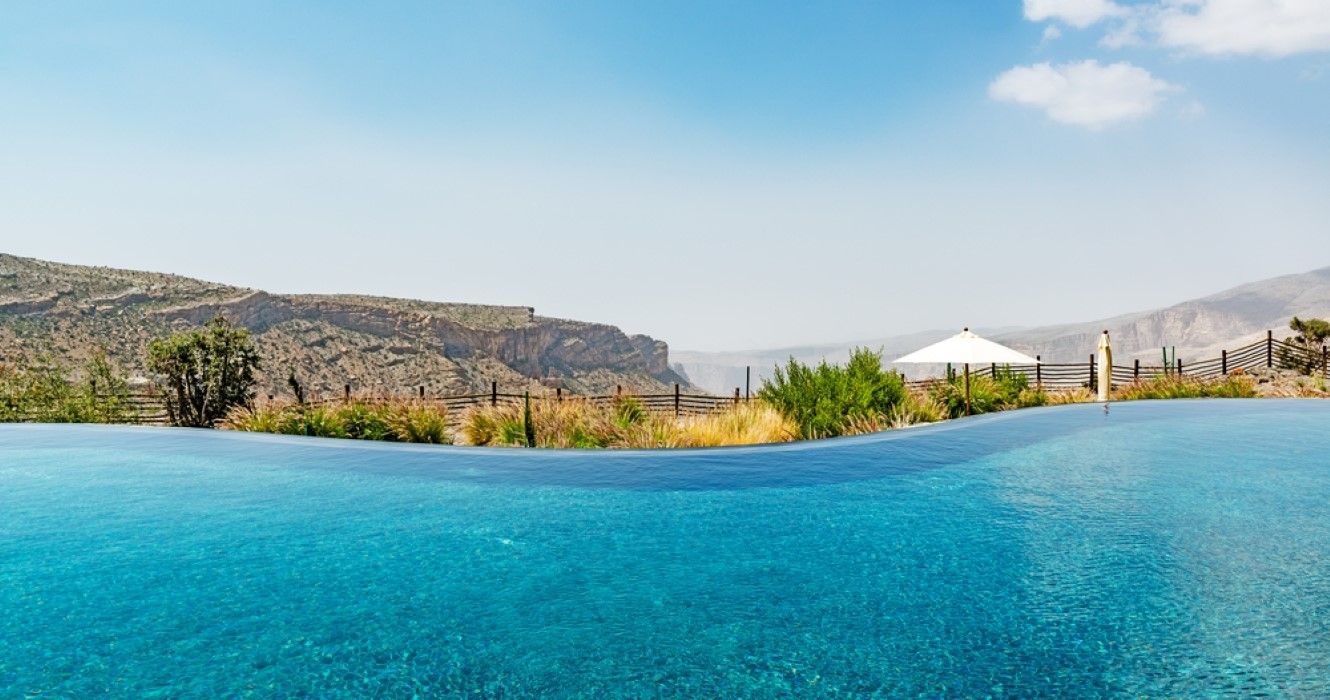 Resort of Jabal Akhdar in Al Hajar Mountains, Oman