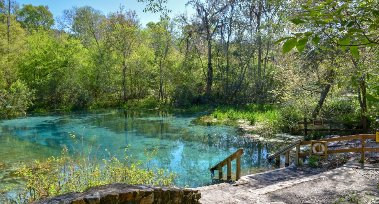 Ichetucknee Springs State Park Blue Hole, Florida, USA