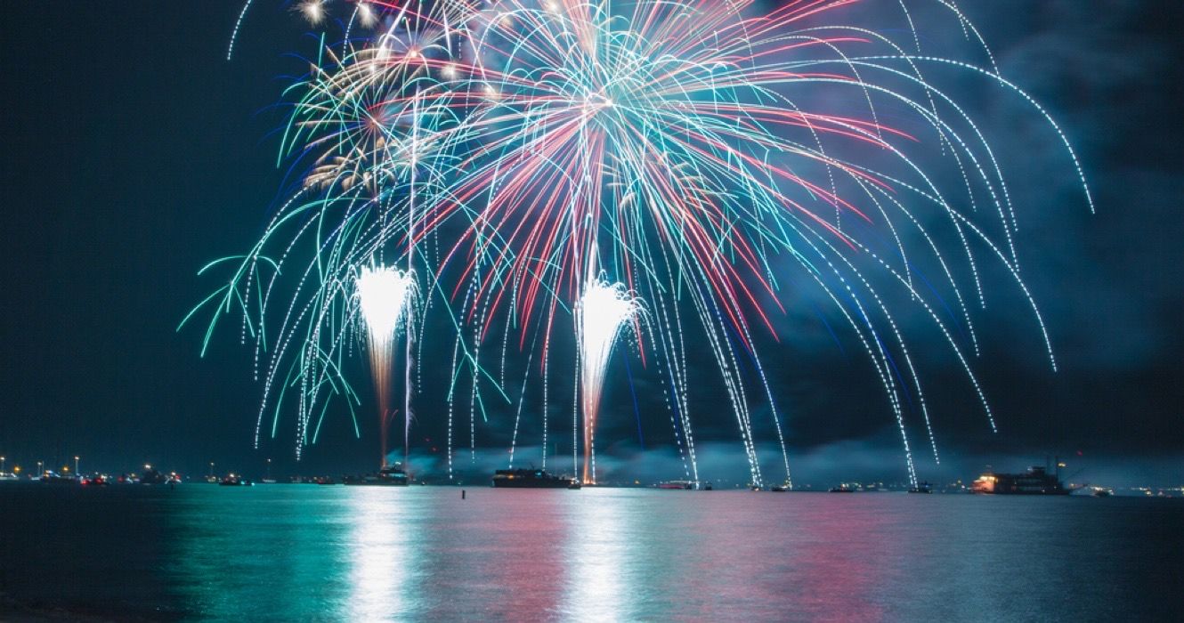 Lake Tahoe fireworks
