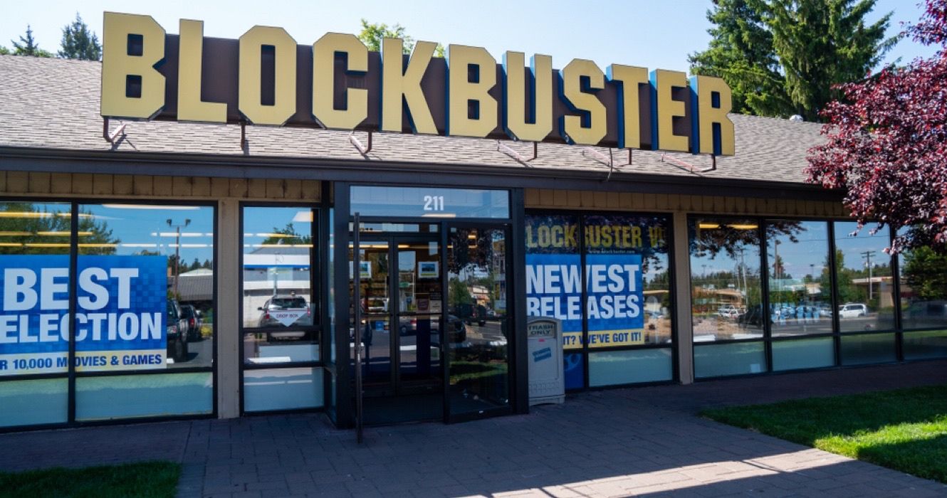 Last remaining Blockbuster Video rental store in the USA, Bend, Oregon