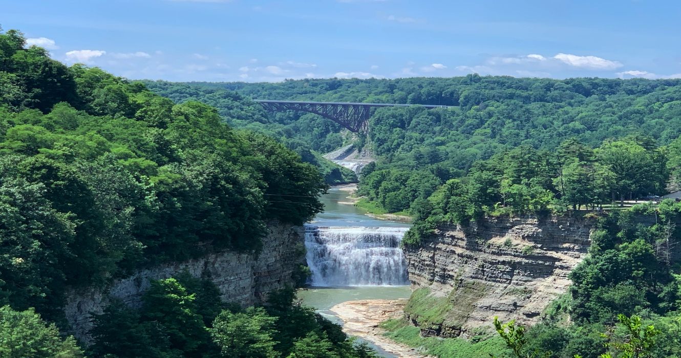 The falls at Letchworth State Park