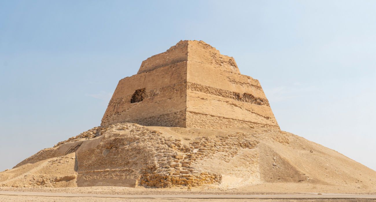 Meidum Pyramid In Egypt