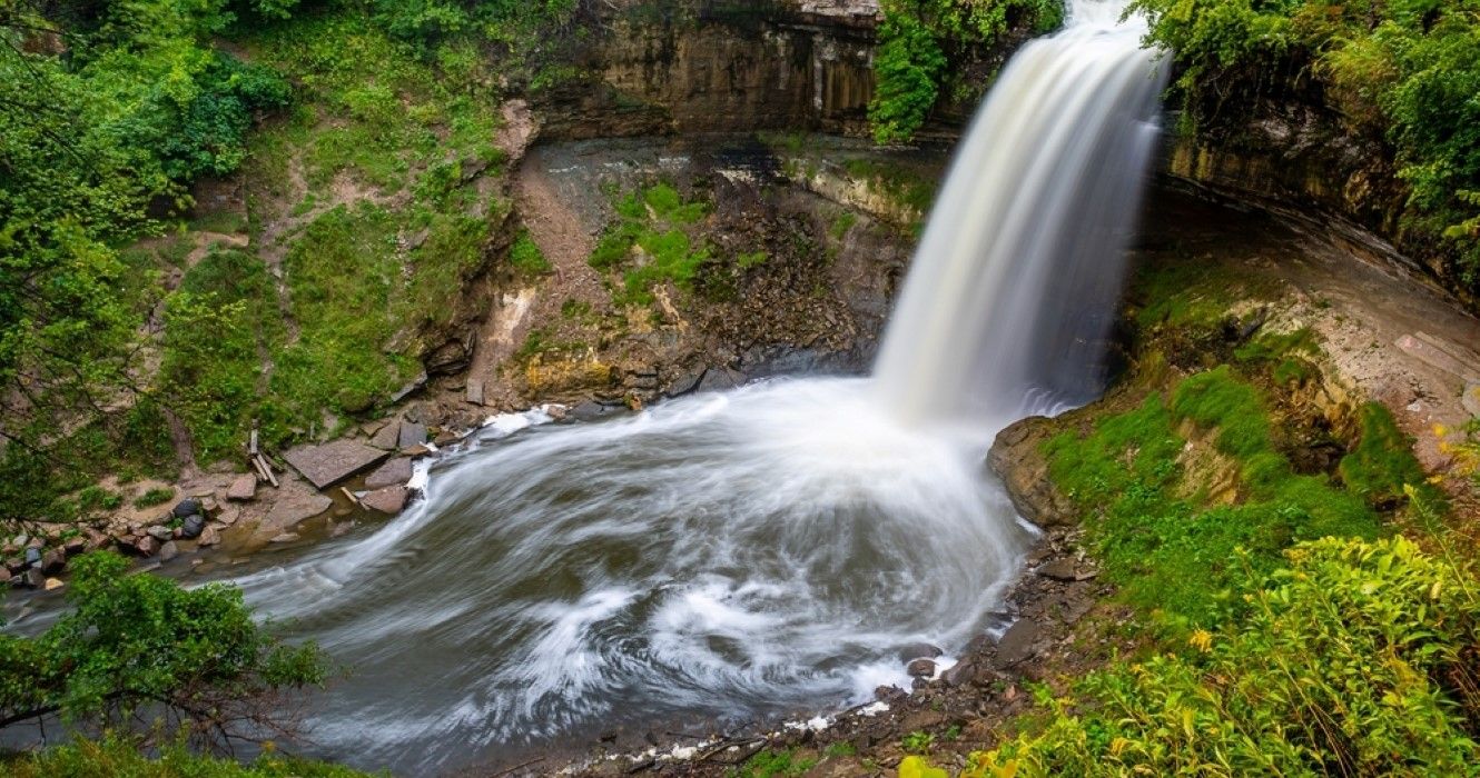 Minnehaha Falls in Minneapolis, Minnesota