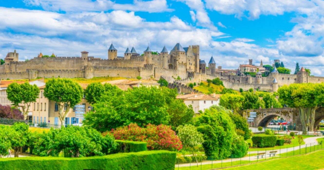 Cidade velha de Carcassonne, França