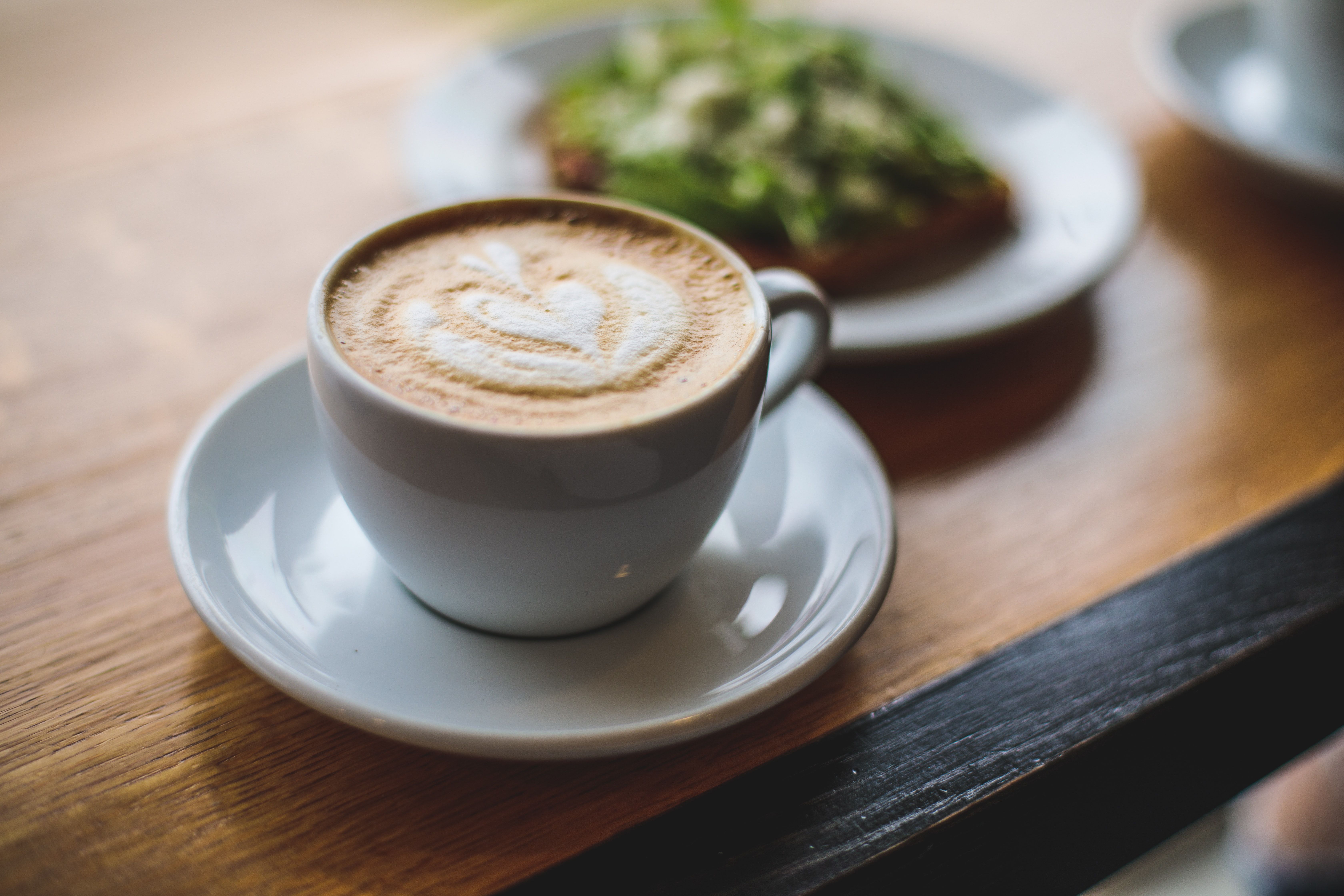 Image of a cappuccino coffee 
