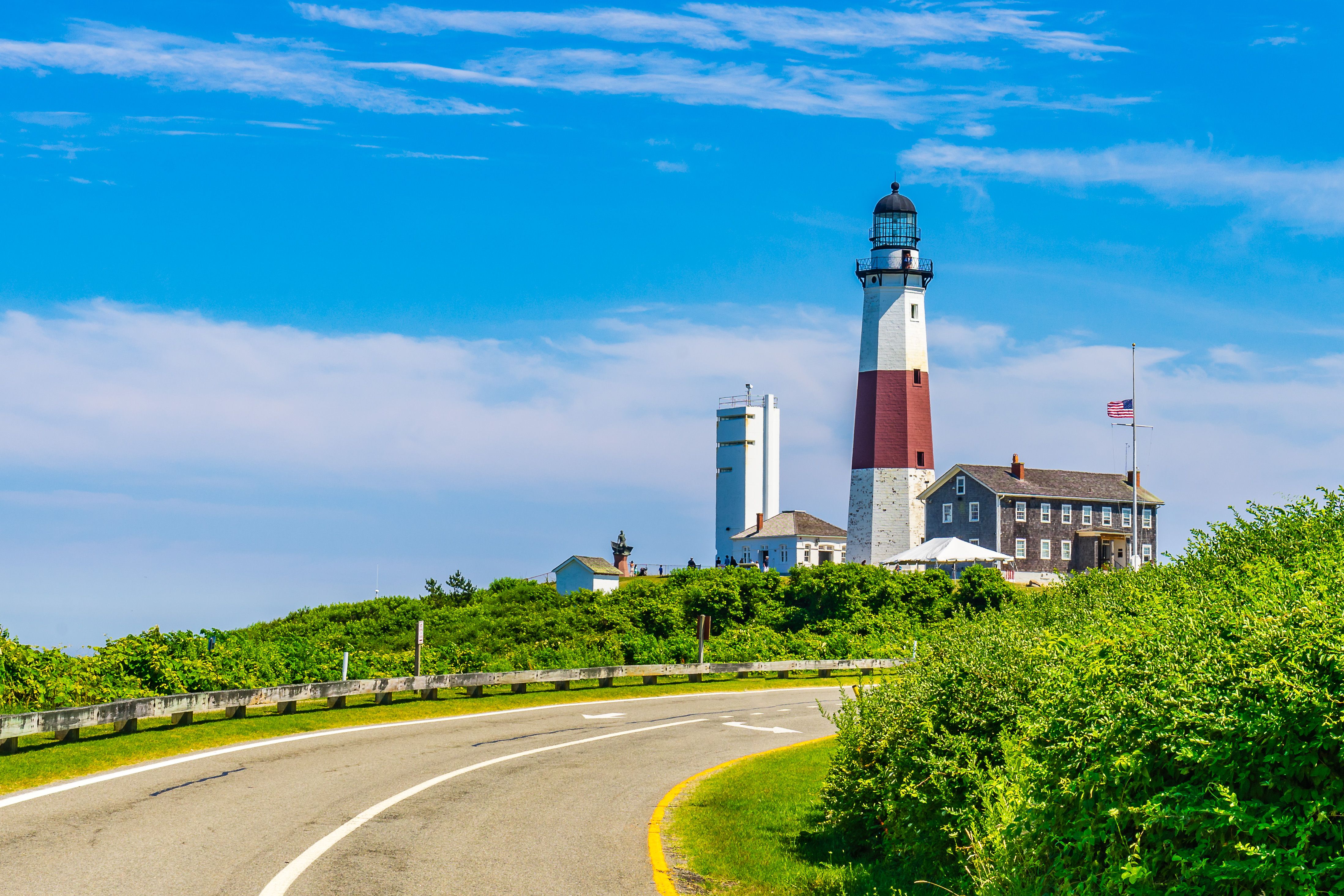 The Road to Montauk Point Lighthouse