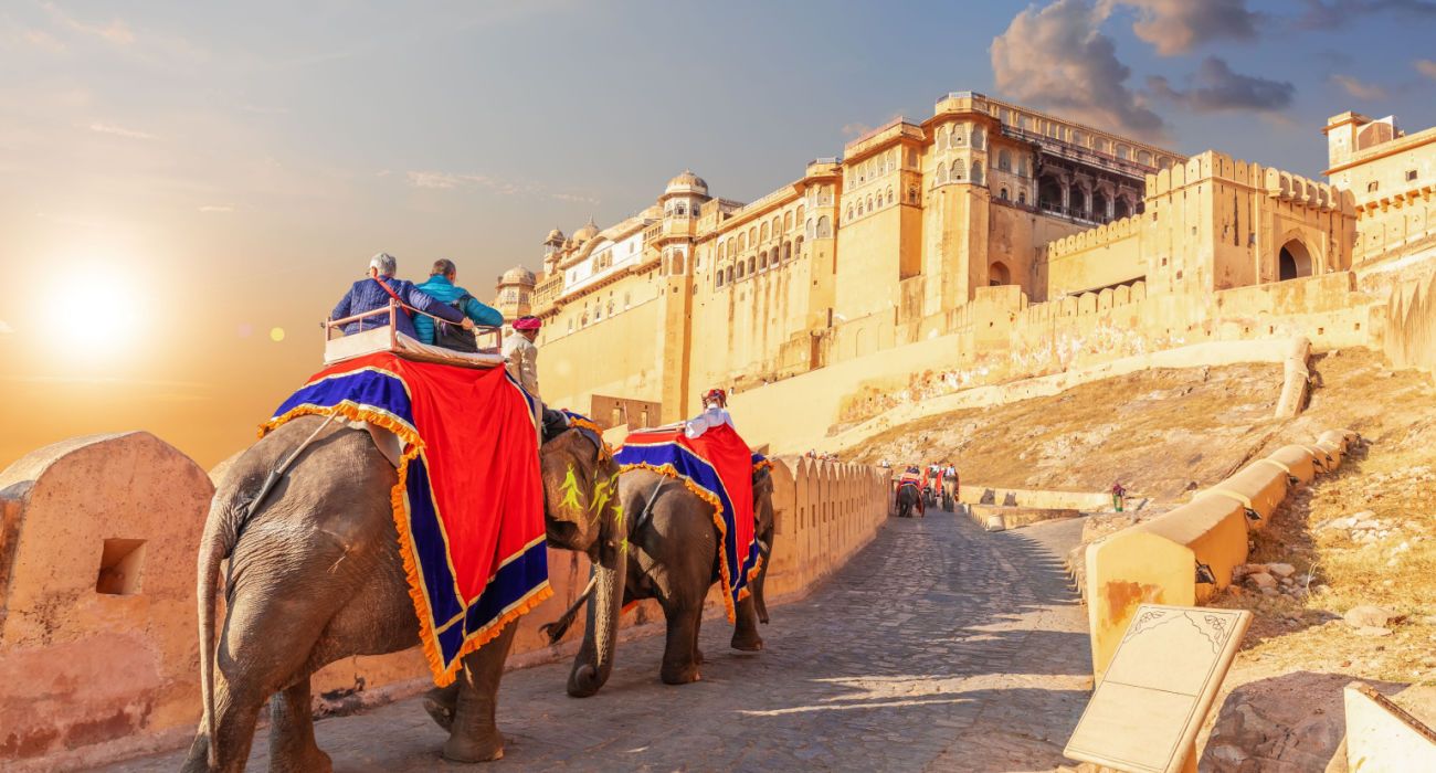 Jaipur's Historic Amber Fort in India