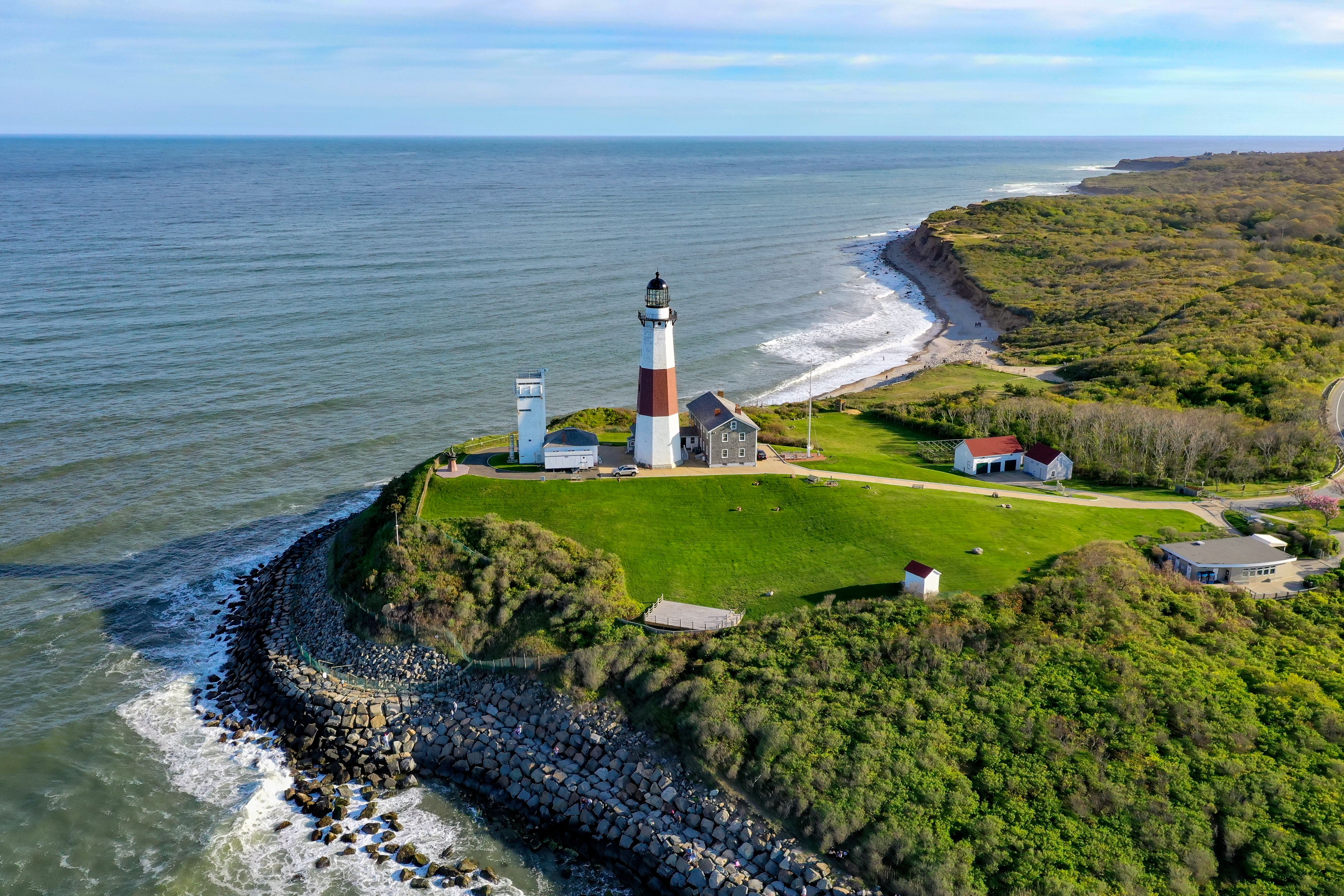 Montauk Lighthouse and beach