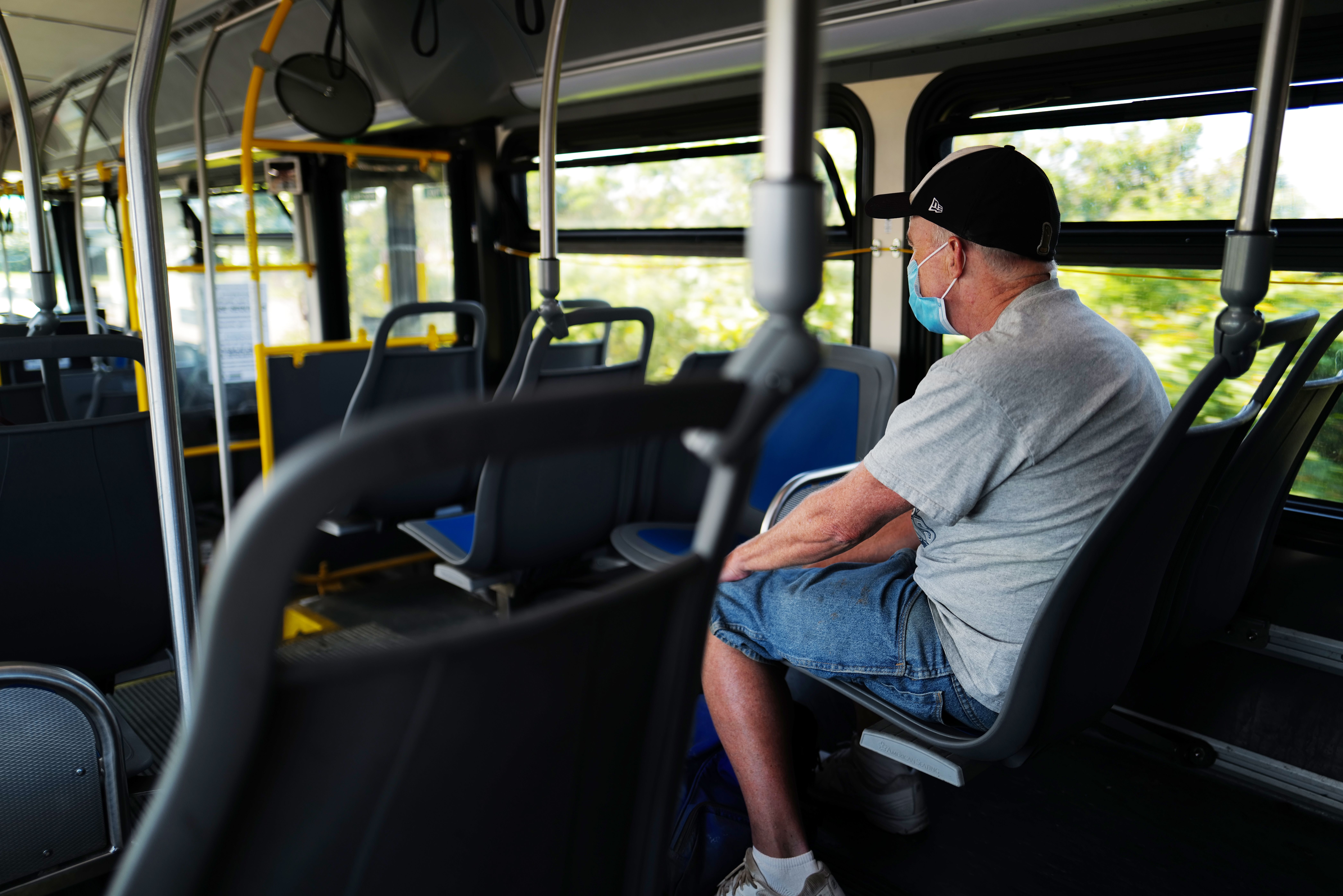 Man On Bus, NY