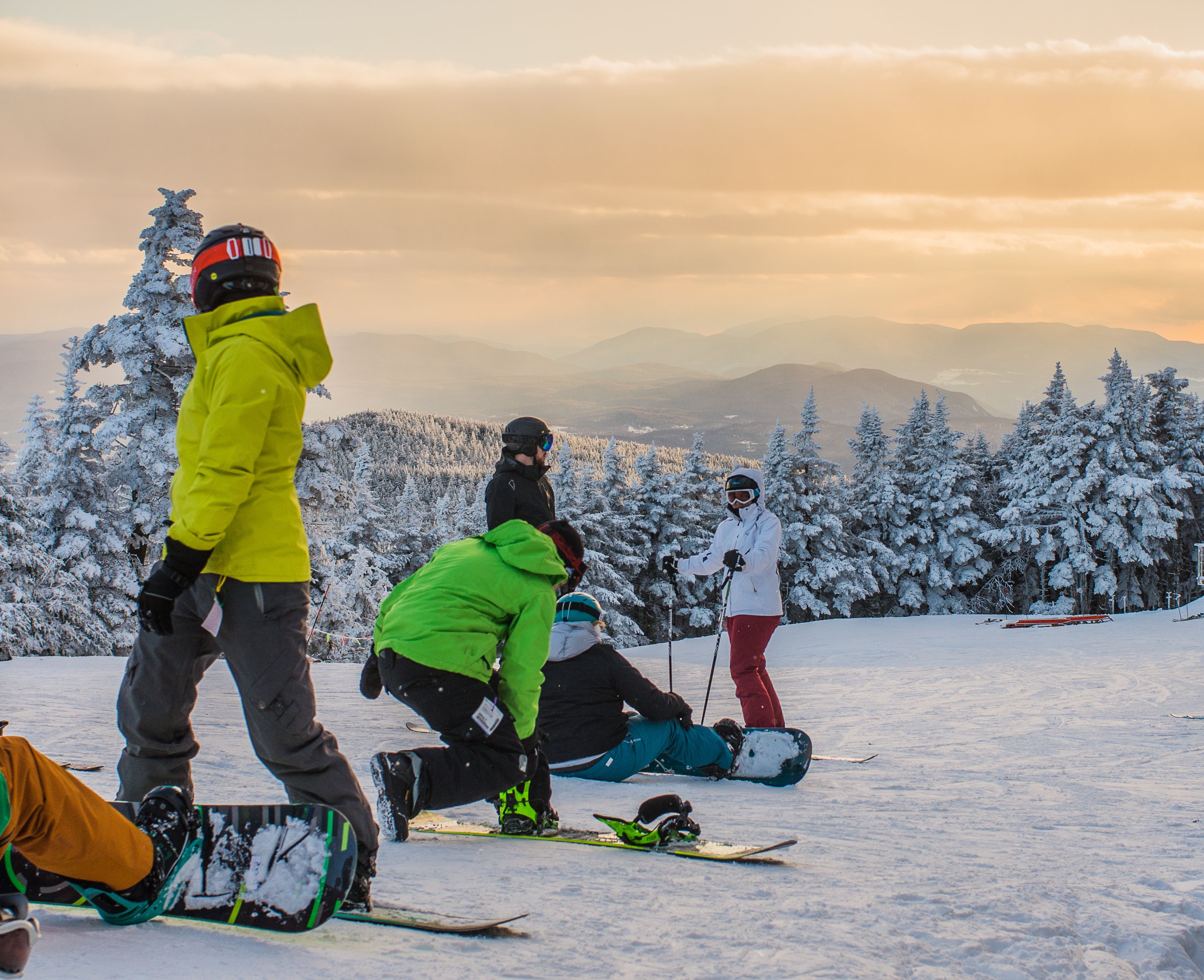 Boarders and Skiers, Stowe