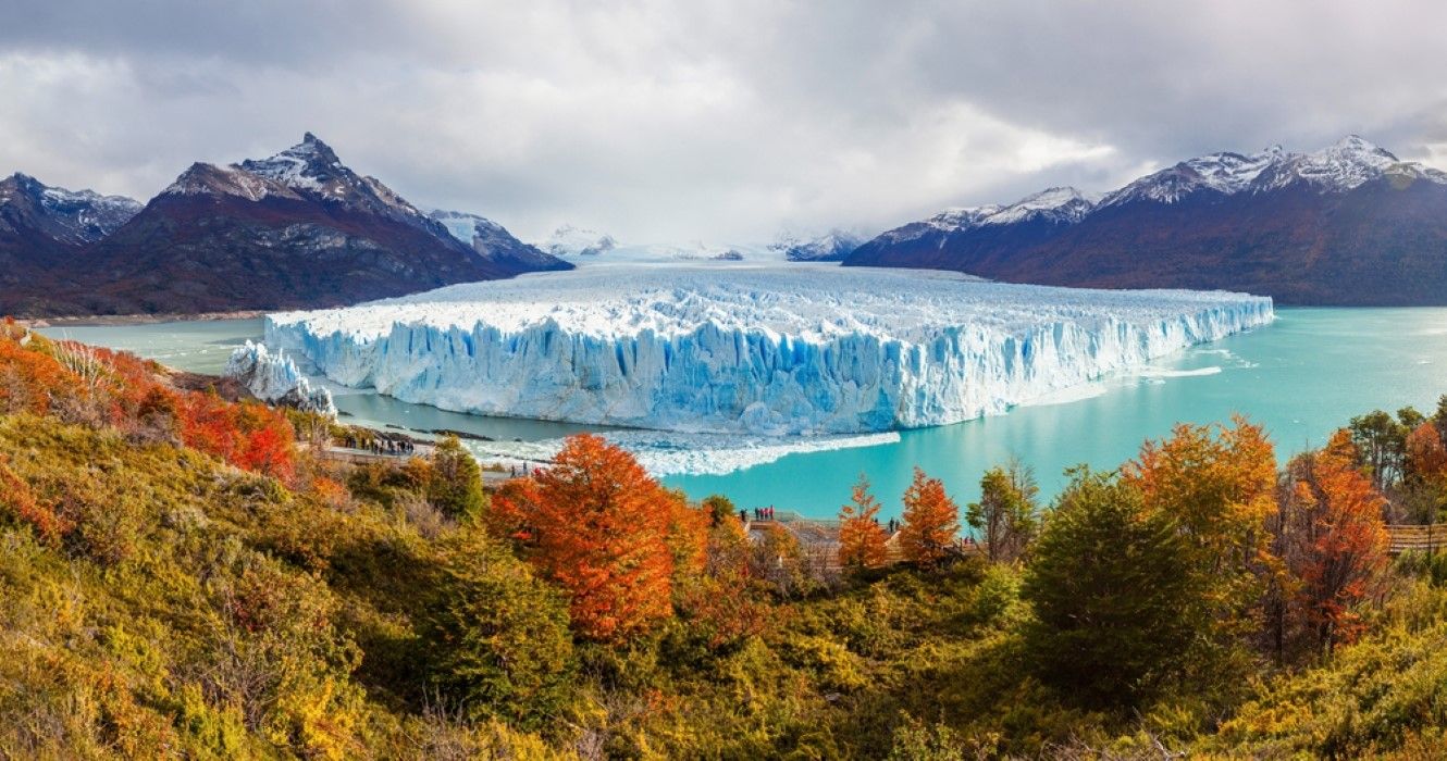 The Perito Moreno Glacier in the Los Glaciares National Park in Patagonia, Argentina